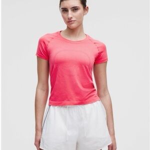 lululemon athletica Coral Short Sleeve Tee